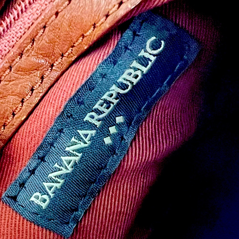Banana republic brown leather purse